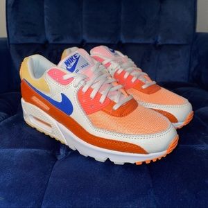 Orange and Blue snakeskin Air Max 90